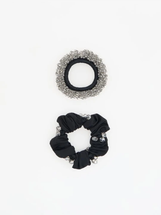 Foto del prodotto Reserved - Confezione da 2 elastici per capelli - nero