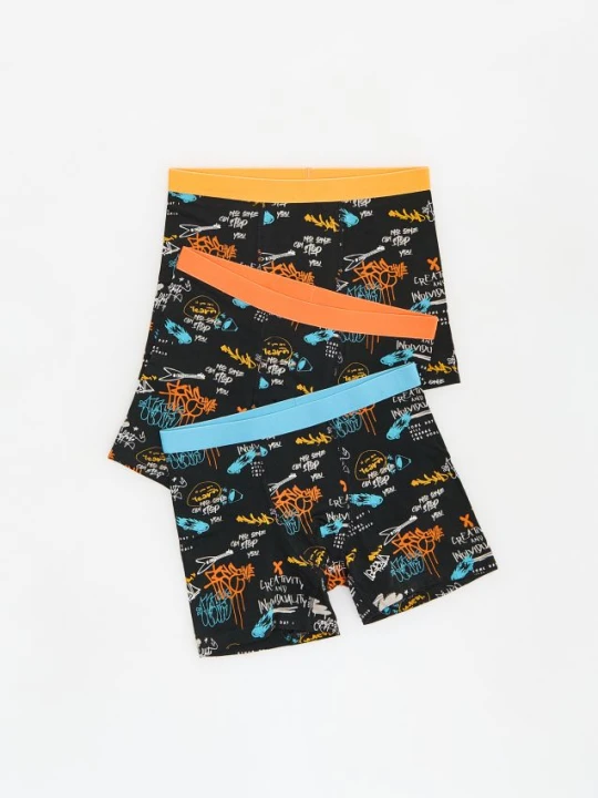 Foto del prodotto Reserved - Confezione da 3 boxer in misto cotone - nero