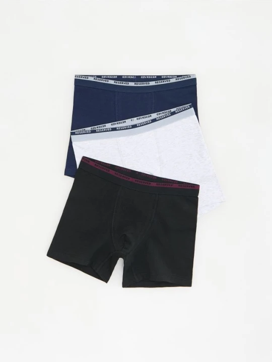 Foto del prodotto Reserved - Confezione da 3 boxer in misto cotone - nero