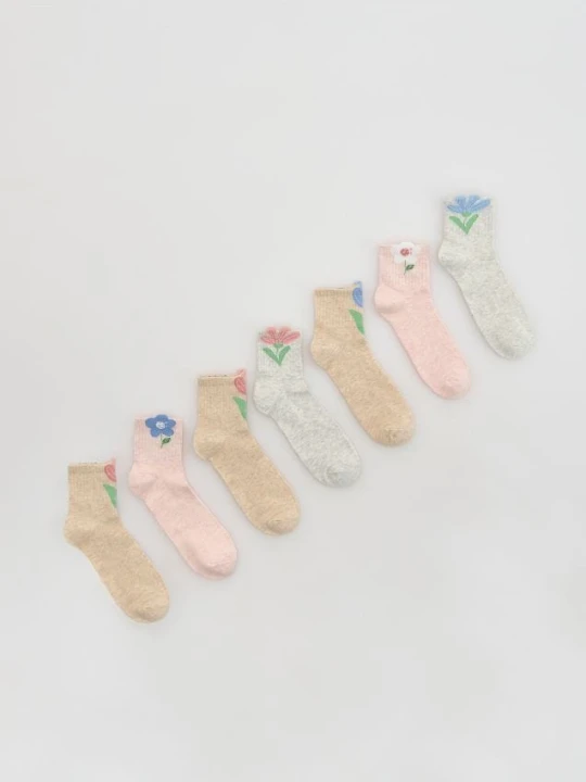 Foto del prodotto Reserved - Confezione da 7 paia di calze - multicolore