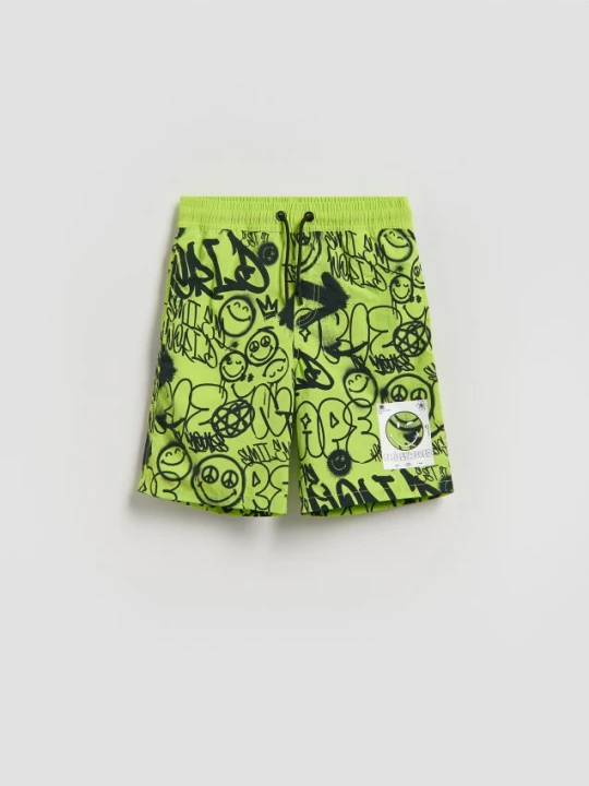 Foto del prodotto Reserved - Costume da bagno SmileyWorld® - verde-giallo