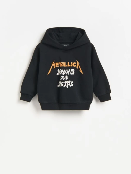 Foto del prodotto Reserved - Felpa a tema Metallica - nero