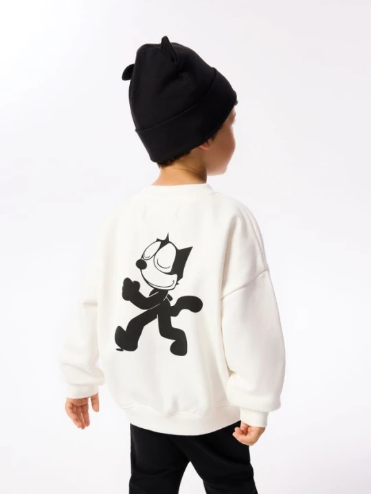 Foto del prodotto Reserved - Felpa Felix the Cat - panna