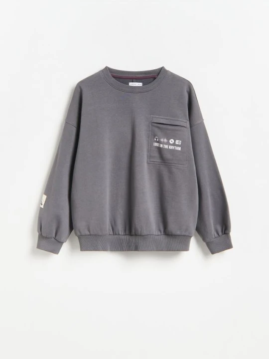 Foto del prodotto Reserved - Felpa oversize - grigio scuro