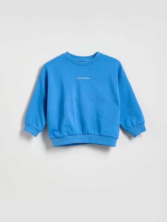 Foto del prodotto Reserved - Felpa oversize in cotone - blu
