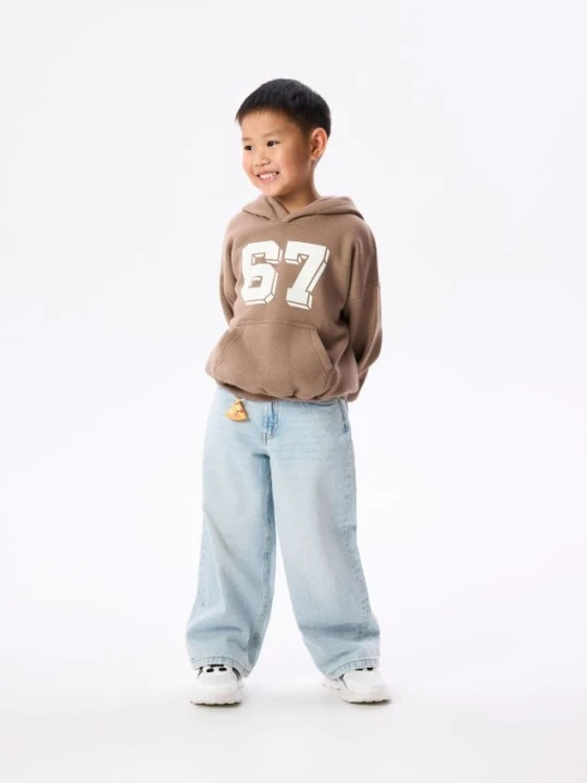 Foto del prodotto Reserved - Felpa oversize in cotone - marrone