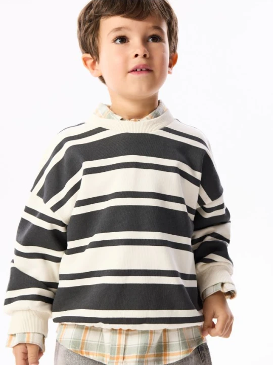 Foto del prodotto Reserved - Felpa oversize in cotone - panna