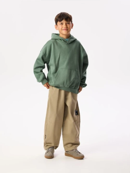 Foto del prodotto Reserved - Felpa oversize in cotone - verde scuro