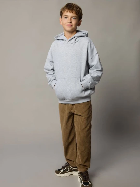 Foto del prodotto Reserved - Felpa oversize stampata - grigio chiaro