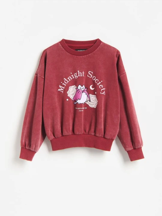 Foto del prodotto Reserved - Felpa Pusheen - rosso