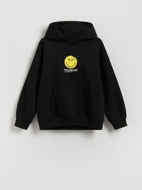 Foto del prodotto Reserved - Felpa SmileyWorld® - nero