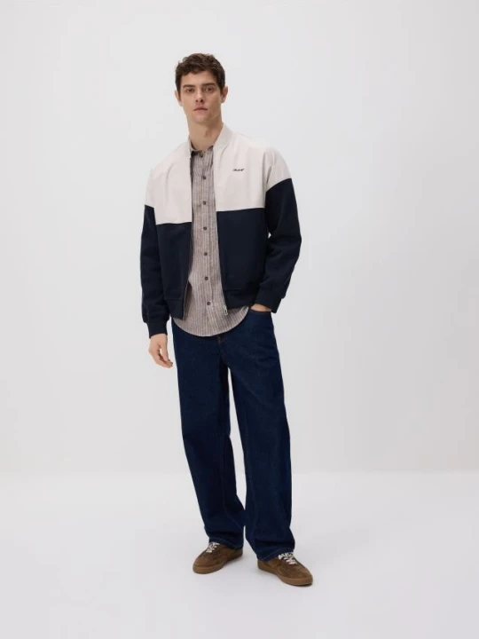 Foto del prodotto Reserved - Giacca bomber con colletto alto - blu scuro