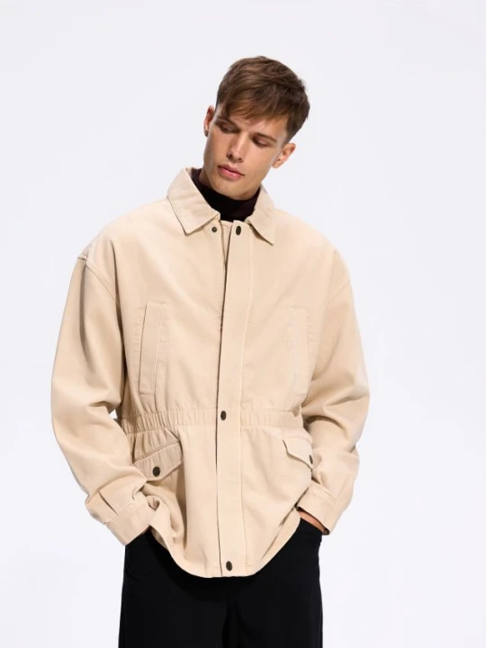 Foto del prodotto Reserved - Giacca di jeans con colletto - beige