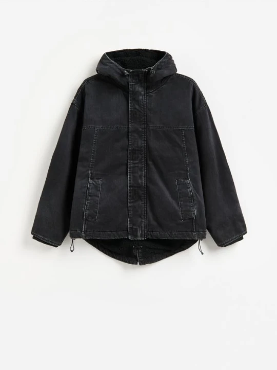 Foto del prodotto Reserved - Giacca di jeans imbottita - nero