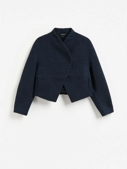 Foto del prodotto Reserved - Giacca oversize con corsetto in lana - blu scuro