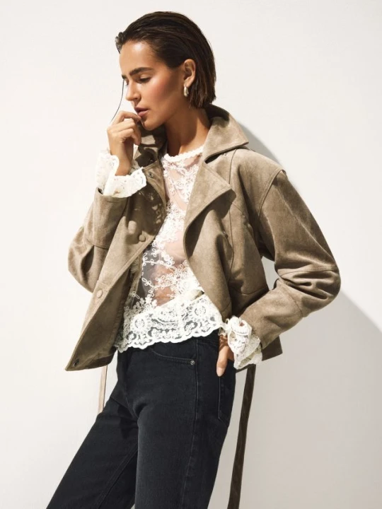 Foto del prodotto Reserved - Giacca scamosciata - beige