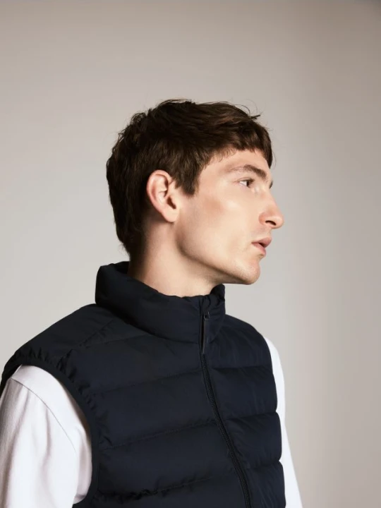 Foto del prodotto Reserved - Gilet trapuntato con lana - blu scuro