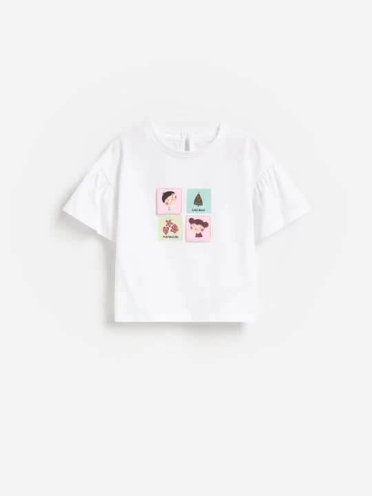 Foto del prodotto Reserved - GIRLS` BLOUSE - panna