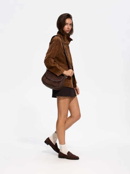 Foto del prodotto Reserved - Gonna pantalone con cintura - marrone scuro
