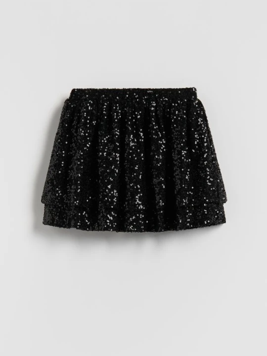 Foto del prodotto Reserved - Gonna pantalone con paillettes - nero