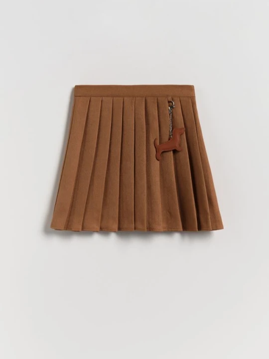 Foto del prodotto Reserved - Gonna plissettata con ciondolo - beige