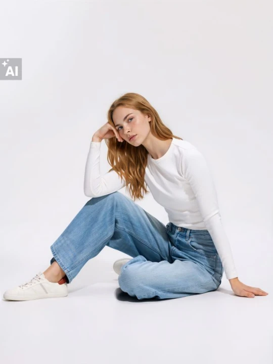 Foto del prodotto Reserved - Jeans a gamba ampia - blu