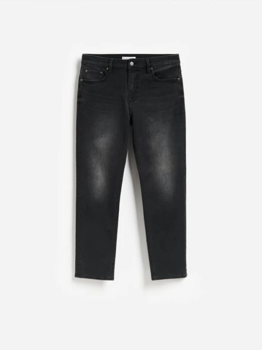 Foto del prodotto Reserved - Jeans a taglio diritto straight effetto slavato - grigio