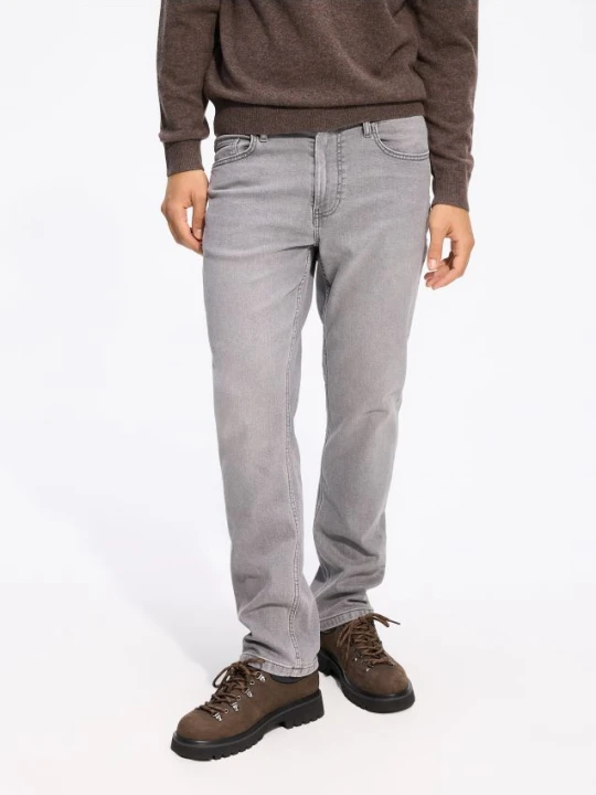 Foto del prodotto Reserved - Jeans a taglio diritto straight effetto slavato - grigio chiaro