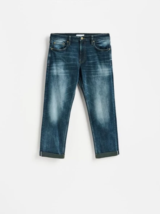 Foto del prodotto Reserved - Jeans a taglio diritto straight effetto slavato - indigo jeans