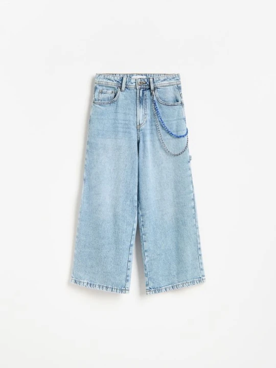 Foto del prodotto Reserved - Jeans baggy con catena - blu