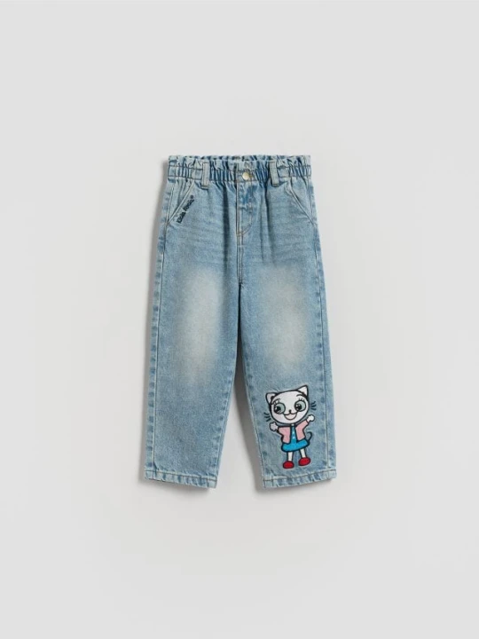 Foto del prodotto Reserved - Jeans paperbag Kitty Kotty - blu