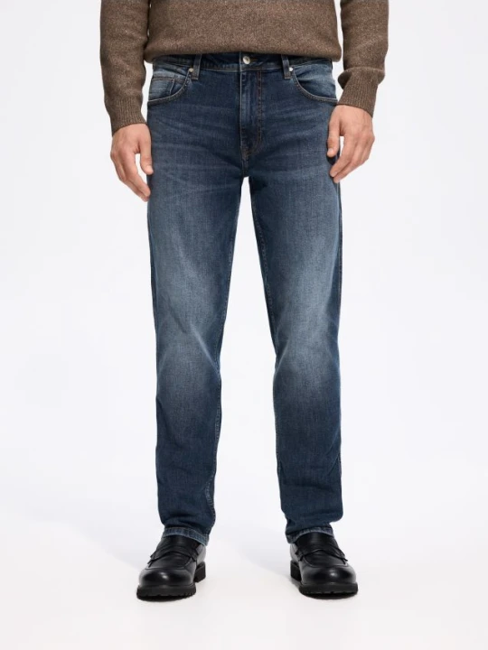 Foto del prodotto Reserved - Jeans slim fit effetto slavato - blu scuro