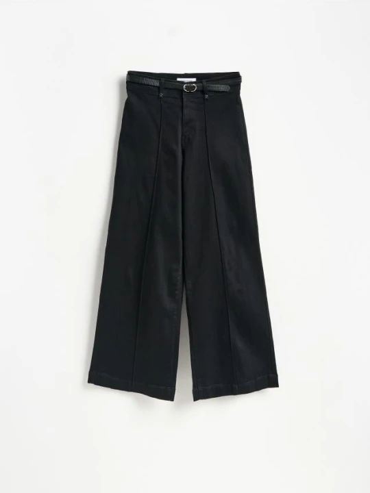 Foto del prodotto Reserved - Jeans wide leg con cintura - nero