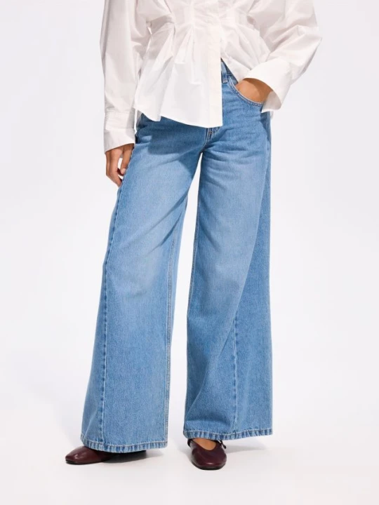 Foto del prodotto Reserved - Jeans wide leg morbidi - blu