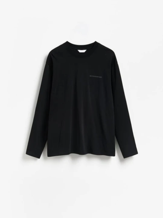 Foto del prodotto Reserved - Maglia a maniche lunghe con stampa sul retro - nero