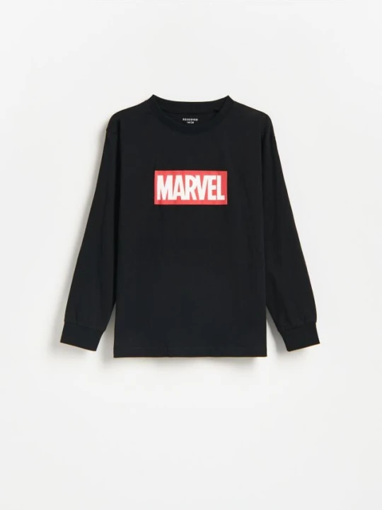 Foto del prodotto Reserved - Maglia a maniche lunghe Doctor Doom con cotone - nero