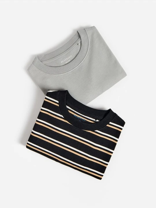 Foto del prodotto Reserved - Maglia a maniche lunghe in cotone 2 pack - nero