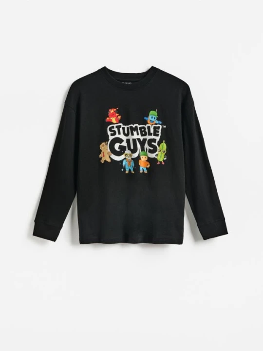Foto del prodotto Reserved - Maglia a maniche lunghe Stumble Guys - nero