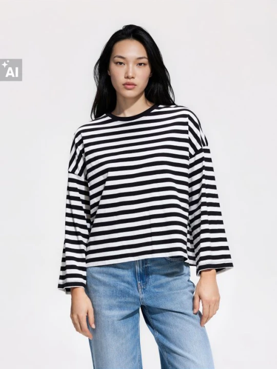 Foto del prodotto Reserved - Maglia in cotone a maniche lunghe - multicolore