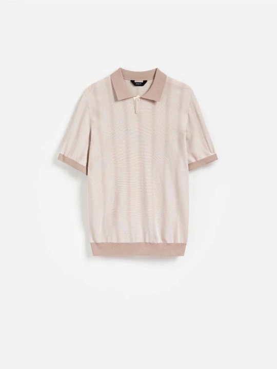 Foto del prodotto Reserved - Maglia polo con viscosa - beige