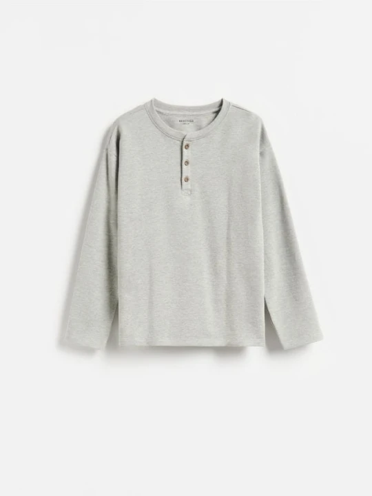 Foto del prodotto Reserved - Maglietta a maniche lunghe in maglia spessa - beige