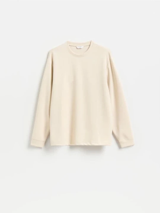 Foto del prodotto Reserved - Maglietta a maniche lunghe regular fit - beige