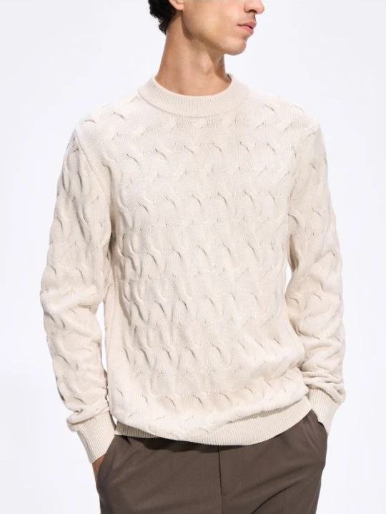 Foto del prodotto Reserved - Maglioncino in cotone strutturato - beige