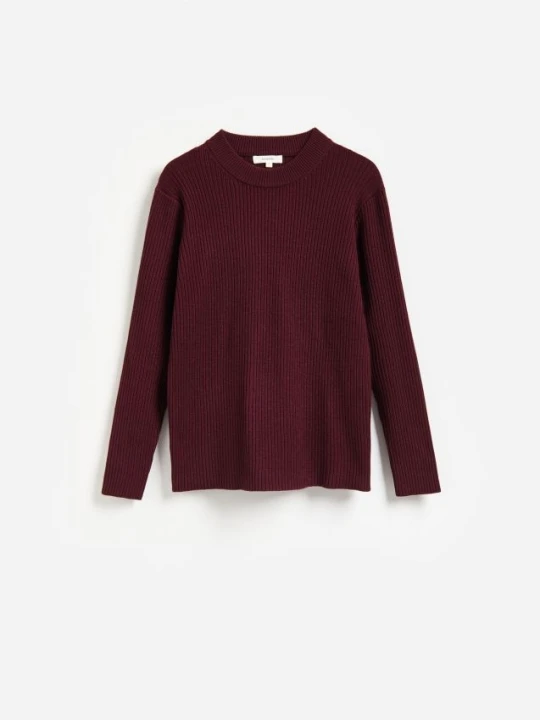 Foto del prodotto Reserved - Maglione a costine in misto viscosa - bordeaux