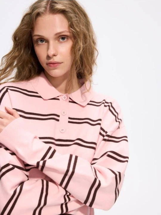 Foto del prodotto Reserved - Maglione a polo - rosa