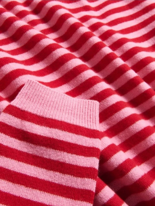 Foto del prodotto Reserved - Maglione a righe in cotone - rosa shocking