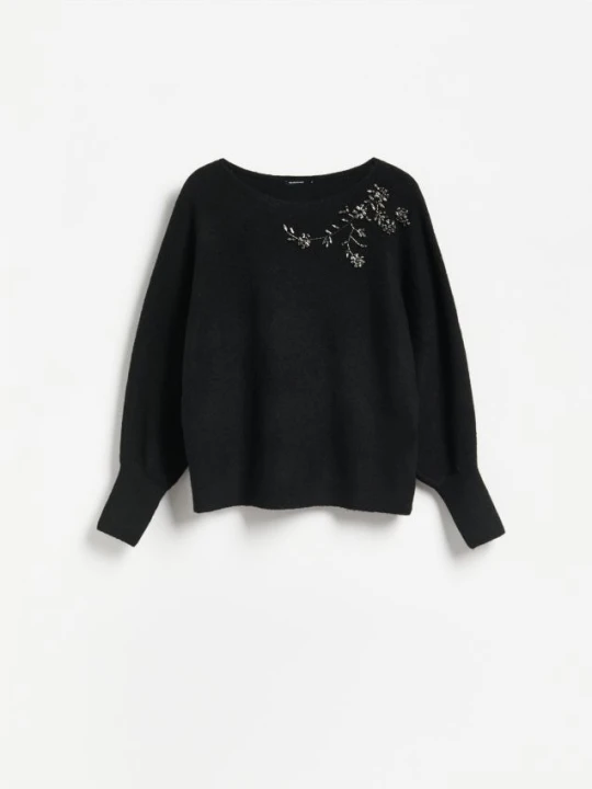 Foto del prodotto Reserved - Maglione con applicazione decorativa - nero