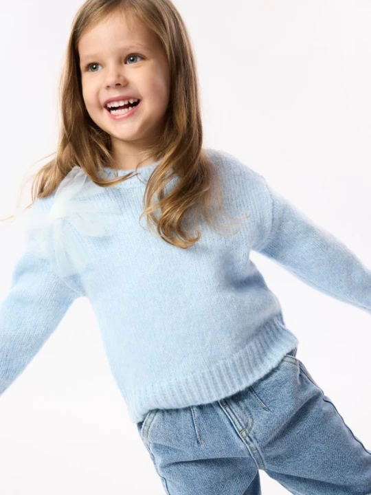 Foto del prodotto Reserved - Maglione con fiocco - blu pallido