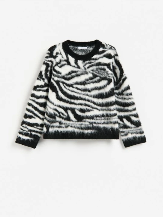 Foto del prodotto Reserved - Maglione con motivo animalier - multicolore