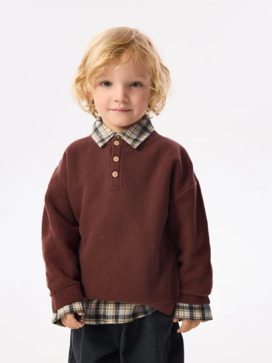 Foto del prodotto Reserved - Maglione in cotone - marrone scuro